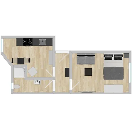 Hozo - Exklusivapartments Der Roze Living Daire *
